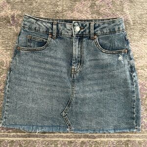 Denim Mini Skirt
